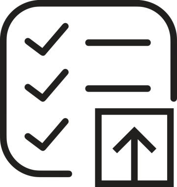 Siyah ve Beyaz Logo Simgesi PNG Biçimini Yükle. Web Sitesi Düğmesi, Mobil Uygulama Arayüzü, Dosya Aktarımı, Belge Paylaşımı, Bulut Depolama ve Veri Yedekleme için Minimalist Düz Tasarımlı Tek Renkli Ok Gönderme İşareti Grafiksel Elemanı