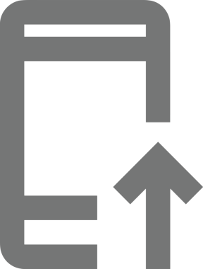 Siyah ve Beyaz Logo Simgesi PNG Biçimini Yükle. Web Sitesi Düğmesi, Mobil Uygulama Arayüzü, Dosya Aktarımı, Belge Paylaşımı, Bulut Depolama ve Veri Yedekleme için Minimalist Düz Tasarımlı Tek Renkli Ok Gönderme İşareti Grafiksel Elemanı