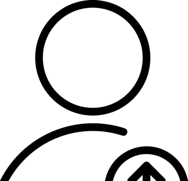 Siyah ve Beyaz Logo Simgesi PNG Biçimini Yükle. Web Sitesi Düğmesi, Mobil Uygulama Arayüzü, Dosya Aktarımı, Belge Paylaşımı, Bulut Depolama ve Veri Yedekleme için Minimalist Düz Tasarımlı Tek Renkli Ok Gönderme İşareti Grafiksel Elemanı