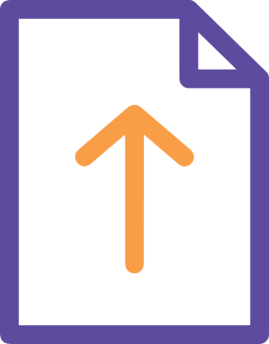 Siyah ve Beyaz Logo Simgesi PNG Biçimini Yükle. Web Sitesi Düğmesi, Mobil Uygulama Arayüzü, Dosya Aktarımı, Belge Paylaşımı, Bulut Depolama ve Veri Yedekleme için Minimalist Düz Tasarımlı Tek Renkli Ok Gönderme İşareti Grafiksel Elemanı