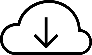 Siyah ve Beyaz Logo Simgesi PNG Biçimini Yükle. Web Sitesi Düğmesi, Mobil Uygulama Arayüzü, Dosya Aktarımı, Belge Paylaşımı, Bulut Depolama ve Veri Yedekleme için Minimalist Düz Tasarımlı Tek Renkli Ok Gönderme İşareti Grafiksel Elemanı