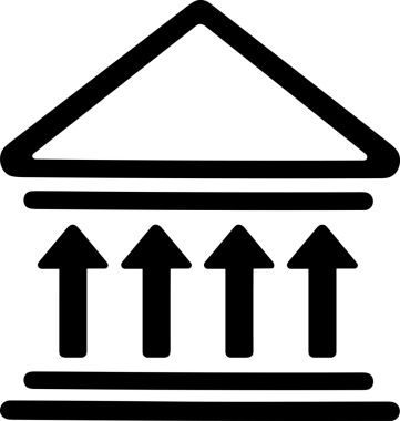 Siyah ve Beyaz Logo Simgesi PNG Biçimini Yükle. Web Sitesi Düğmesi, Mobil Uygulama Arayüzü, Dosya Aktarımı, Belge Paylaşımı, Bulut Depolama ve Veri Yedekleme için Minimalist Düz Tasarımlı Tek Renkli Ok Gönderme İşareti Grafiksel Elemanı