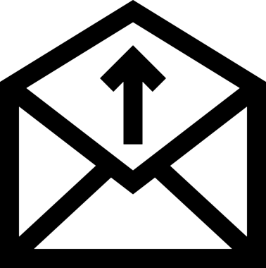 Siyah ve Beyaz Logo Simgesi PNG Biçimini Yükle. Web Sitesi Düğmesi, Mobil Uygulama Arayüzü, Dosya Aktarımı, Belge Paylaşımı, Bulut Depolama ve Veri Yedekleme için Minimalist Düz Tasarımlı Tek Renkli Ok Gönderme İşareti Grafiksel Elemanı