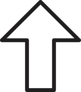 Siyah ve Beyaz Logo Simgesi PNG Biçimini Yükle. Web Sitesi Düğmesi, Mobil Uygulama Arayüzü, Dosya Aktarımı, Belge Paylaşımı, Bulut Depolama ve Veri Yedekleme için Minimalist Düz Tasarımlı Tek Renkli Ok Gönderme İşareti Grafiksel Elemanı