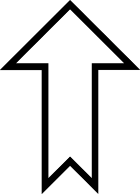 Siyah ve Beyaz Logo Simgesi PNG Biçimini Yükle. Web Sitesi Düğmesi, Mobil Uygulama Arayüzü, Dosya Aktarımı, Belge Paylaşımı, Bulut Depolama ve Veri Yedekleme için Minimalist Düz Tasarımlı Tek Renkli Ok Gönderme İşareti Grafiksel Elemanı