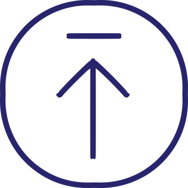 Siyah ve Beyaz Logo Simgesi PNG Biçimini Yükle. Web Sitesi Düğmesi, Mobil Uygulama Arayüzü, Dosya Aktarımı, Belge Paylaşımı, Bulut Depolama ve Veri Yedekleme için Minimalist Düz Tasarımlı Tek Renkli Ok Gönderme İşareti Grafiksel Elemanı