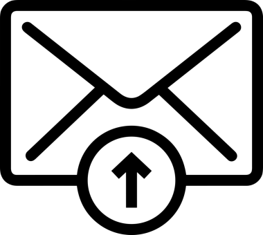 Siyah ve Beyaz Logo Simgesi PNG Biçimini Yükle. Web Sitesi Düğmesi, Mobil Uygulama Arayüzü, Dosya Aktarımı, Belge Paylaşımı, Bulut Depolama ve Veri Yedekleme için Minimalist Düz Tasarımlı Tek Renkli Ok Gönderme İşareti Grafiksel Elemanı