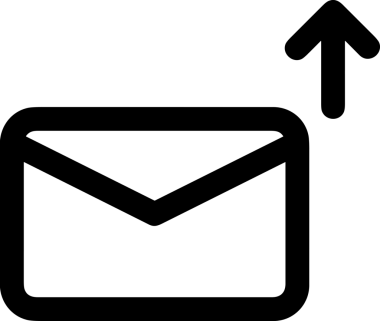 Siyah ve Beyaz Logo Simgesi PNG Biçimini Yükle. Web Sitesi Düğmesi, Mobil Uygulama Arayüzü, Dosya Aktarımı, Belge Paylaşımı, Bulut Depolama ve Veri Yedekleme için Minimalist Düz Tasarımlı Tek Renkli Ok Gönderme İşareti Grafiksel Elemanı