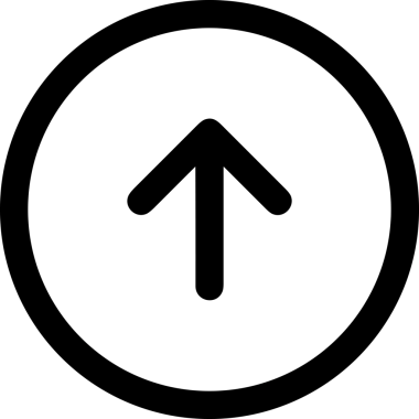 Siyah ve Beyaz Logo Simgesi PNG Biçimini Yükle. Web Sitesi Düğmesi, Mobil Uygulama Arayüzü, Dosya Aktarımı, Belge Paylaşımı, Bulut Depolama ve Veri Yedekleme için Minimalist Düz Tasarımlı Tek Renkli Ok Gönderme İşareti Grafiksel Elemanı