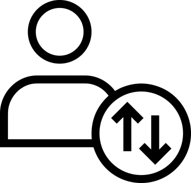 Siyah ve Beyaz Logo Simgesi PNG Biçimini Yükle. Web Sitesi Düğmesi, Mobil Uygulama Arayüzü, Dosya Aktarımı, Belge Paylaşımı, Bulut Depolama ve Veri Yedekleme için Minimalist Düz Tasarımlı Tek Renkli Ok Gönderme İşareti Grafiksel Elemanı