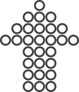 Siyah ve Beyaz Logo Simgesi PNG Biçimini Yükle. Web Sitesi Düğmesi, Mobil Uygulama Arayüzü, Dosya Aktarımı, Belge Paylaşımı, Bulut Depolama ve Veri Yedekleme için Minimalist Düz Tasarımlı Tek Renkli Ok Gönderme İşareti Grafiksel Elemanı