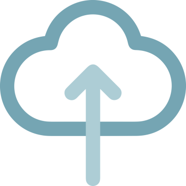 Siyah ve Beyaz Logo Simgesi PNG Biçimini Yükle. Web Sitesi Düğmesi, Mobil Uygulama Arayüzü, Dosya Aktarımı, Belge Paylaşımı, Bulut Depolama ve Veri Yedekleme için Minimalist Düz Tasarımlı Tek Renkli Ok Gönderme İşareti Grafiksel Elemanı