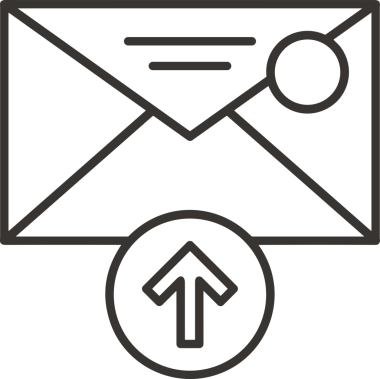 Siyah ve Beyaz Logo Simgesi PNG Biçimini Yükle. Web Sitesi Düğmesi, Mobil Uygulama Arayüzü, Dosya Aktarımı, Belge Paylaşımı, Bulut Depolama ve Veri Yedekleme için Minimalist Düz Tasarımlı Tek Renkli Ok Gönderme İşareti Grafiksel Elemanı