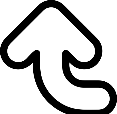 Siyah ve Beyaz Logo Simgesi PNG Biçimini Yükle. Web Sitesi Düğmesi, Mobil Uygulama Arayüzü, Dosya Aktarımı, Belge Paylaşımı, Bulut Depolama ve Veri Yedekleme için Minimalist Düz Tasarımlı Tek Renkli Ok Gönderme İşareti Grafiksel Elemanı