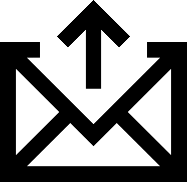 Siyah ve Beyaz Logo Simgesi PNG Biçimini Yükle. Web Sitesi Düğmesi, Mobil Uygulama Arayüzü, Dosya Aktarımı, Belge Paylaşımı, Bulut Depolama ve Veri Yedekleme için Minimalist Düz Tasarımlı Tek Renkli Ok Gönderme İşareti Grafiksel Elemanı