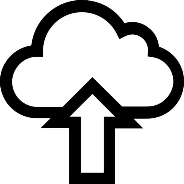Siyah ve Beyaz Logo Simgesi PNG Biçimini Yükle. Web Sitesi Düğmesi, Mobil Uygulama Arayüzü, Dosya Aktarımı, Belge Paylaşımı, Bulut Depolama ve Veri Yedekleme için Minimalist Düz Tasarımlı Tek Renkli Ok Gönderme İşareti Grafiksel Elemanı