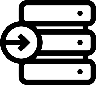 Siyah ve Beyaz Logo Simgesi PNG Biçimini Yükle. Web Sitesi Düğmesi, Mobil Uygulama Arayüzü, Dosya Aktarımı, Belge Paylaşımı, Bulut Depolama ve Veri Yedekleme için Minimalist Düz Tasarımlı Tek Renkli Ok Gönderme İşareti Grafiksel Elemanı