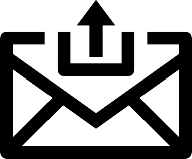 Siyah ve Beyaz Logo Simgesi PNG Biçimini Yükle. Web Sitesi Düğmesi, Mobil Uygulama Arayüzü, Dosya Aktarımı, Belge Paylaşımı, Bulut Depolama ve Veri Yedekleme için Minimalist Düz Tasarımlı Tek Renkli Ok Gönderme İşareti Grafiksel Elemanı