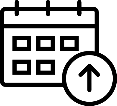 Siyah ve Beyaz Logo Simgesi PNG Biçimini Yükle. Web Sitesi Düğmesi, Mobil Uygulama Arayüzü, Dosya Aktarımı, Belge Paylaşımı, Bulut Depolama ve Veri Yedekleme için Minimalist Düz Tasarımlı Tek Renkli Ok Gönderme İşareti Grafiksel Elemanı