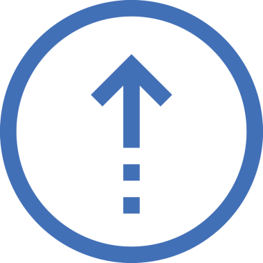 Siyah ve Beyaz Logo Simgesi PNG Biçimini Yükle. Web Sitesi Düğmesi, Mobil Uygulama Arayüzü, Dosya Aktarımı, Belge Paylaşımı, Bulut Depolama ve Veri Yedekleme için Minimalist Düz Tasarımlı Tek Renkli Ok Gönderme İşareti Grafiksel Elemanı