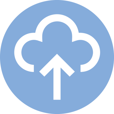 Siyah ve Beyaz Logo Simgesi PNG Biçimini Yükle. Web Sitesi Düğmesi, Mobil Uygulama Arayüzü, Dosya Aktarımı, Belge Paylaşımı, Bulut Depolama ve Veri Yedekleme için Minimalist Düz Tasarımlı Tek Renkli Ok Gönderme İşareti Grafiksel Elemanı