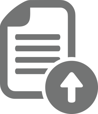 Siyah ve Beyaz Logo Simgesi PNG Biçimini Yükle. Web Sitesi Düğmesi, Mobil Uygulama Arayüzü, Dosya Aktarımı, Belge Paylaşımı, Bulut Depolama ve Veri Yedekleme için Minimalist Düz Tasarımlı Tek Renkli Ok Gönderme İşareti Grafiksel Elemanı