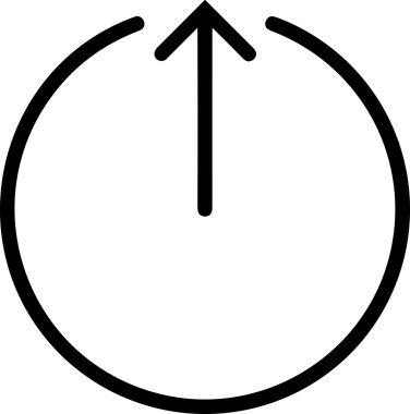 Siyah ve Beyaz Logo Simgesi PNG Biçimini Yükle. Web Sitesi Düğmesi, Mobil Uygulama Arayüzü, Dosya Aktarımı, Belge Paylaşımı, Bulut Depolama ve Veri Yedekleme için Minimalist Düz Tasarımlı Tek Renkli Ok Gönderme İşareti Grafiksel Elemanı