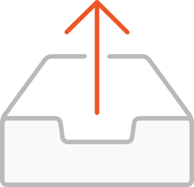 Siyah ve Beyaz Logo Simgesi PNG Biçimini Yükle. Web Sitesi Düğmesi, Mobil Uygulama Arayüzü, Dosya Aktarımı, Belge Paylaşımı, Bulut Depolama ve Veri Yedekleme için Minimalist Düz Tasarımlı Tek Renkli Ok Gönderme İşareti Grafiksel Elemanı