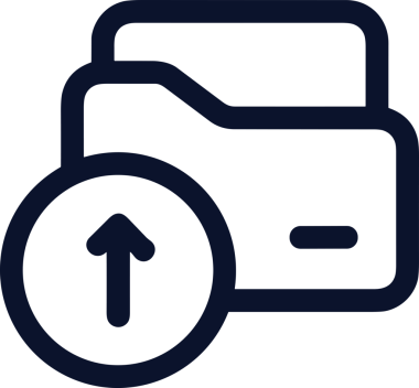 Siyah ve Beyaz Logo Simgesi PNG Biçimini Yükle. Web Sitesi Düğmesi, Mobil Uygulama Arayüzü, Dosya Aktarımı, Belge Paylaşımı, Bulut Depolama ve Veri Yedekleme için Minimalist Düz Tasarımlı Tek Renkli Ok Gönderme İşareti Grafiksel Elemanı