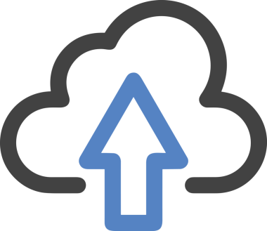Siyah ve Beyaz Logo Simgesi PNG Biçimini Yükle. Web Sitesi Düğmesi, Mobil Uygulama Arayüzü, Dosya Aktarımı, Belge Paylaşımı, Bulut Depolama ve Veri Yedekleme için Minimalist Düz Tasarımlı Tek Renkli Ok Gönderme İşareti Grafiksel Elemanı