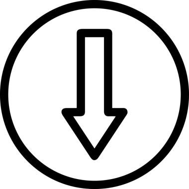 Siyah ve Beyaz Logo Simgesi PNG Biçimini Yükle. Web Sitesi Düğmesi, Mobil Uygulama Arayüzü, Dosya Aktarımı, Belge Paylaşımı, Bulut Depolama ve Veri Yedekleme için Minimalist Düz Tasarımlı Tek Renkli Ok Gönderme İşareti Grafiksel Elemanı