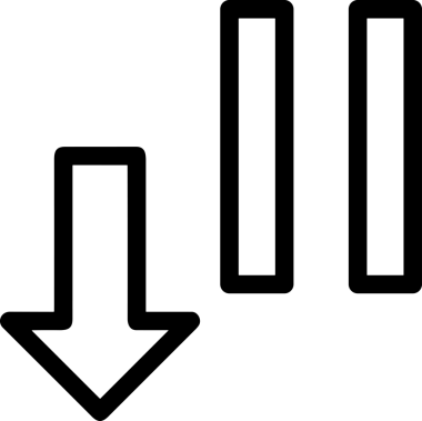 Siyah ve Beyaz Logo Simgesi PNG Biçimini Yükle. Web Sitesi Düğmesi, Mobil Uygulama Arayüzü, Dosya Aktarımı, Belge Paylaşımı, Bulut Depolama ve Veri Yedekleme için Minimalist Düz Tasarımlı Tek Renkli Ok Gönderme İşareti Grafiksel Elemanı