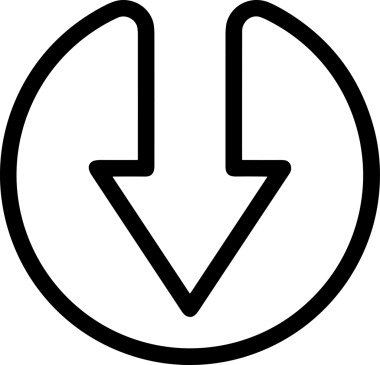 Siyah ve Beyaz Logo Simgesi PNG Biçimini Yükle. Web Sitesi Düğmesi, Mobil Uygulama Arayüzü, Dosya Aktarımı, Belge Paylaşımı, Bulut Depolama ve Veri Yedekleme için Minimalist Düz Tasarımlı Tek Renkli Ok Gönderme İşareti Grafiksel Elemanı