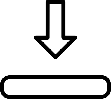 Siyah ve Beyaz Logo Simgesi PNG Biçimini Yükle. Web Sitesi Düğmesi, Mobil Uygulama Arayüzü, Dosya Aktarımı, Belge Paylaşımı, Bulut Depolama ve Veri Yedekleme için Minimalist Düz Tasarımlı Tek Renkli Ok Gönderme İşareti Grafiksel Elemanı