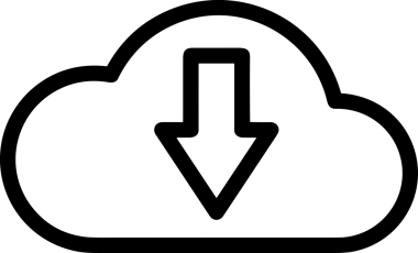 Siyah ve Beyaz Logo Simgesi PNG Biçimini Yükle. Web Sitesi Düğmesi, Mobil Uygulama Arayüzü, Dosya Aktarımı, Belge Paylaşımı, Bulut Depolama ve Veri Yedekleme için Minimalist Düz Tasarımlı Tek Renkli Ok Gönderme İşareti Grafiksel Elemanı