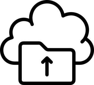 Siyah ve Beyaz Logo Simgesi PNG Biçimini Yükle. Web Sitesi Düğmesi, Mobil Uygulama Arayüzü, Dosya Aktarımı, Belge Paylaşımı, Bulut Depolama ve Veri Yedekleme için Minimalist Düz Tasarımlı Tek Renkli Ok Gönderme İşareti Grafiksel Elemanı