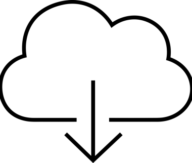 Siyah ve Beyaz Logo Simgesi PNG Biçimini Yükle. Web Sitesi Düğmesi, Mobil Uygulama Arayüzü, Dosya Aktarımı, Belge Paylaşımı, Bulut Depolama ve Veri Yedekleme için Minimalist Düz Tasarımlı Tek Renkli Ok Gönderme İşareti Grafiksel Elemanı