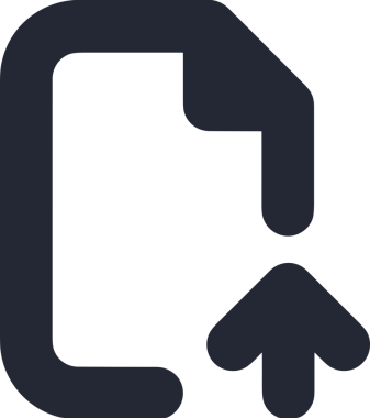 Siyah ve Beyaz Logo Simgesi PNG Biçimini Yükle. Web Sitesi Düğmesi, Mobil Uygulama Arayüzü, Dosya Aktarımı, Belge Paylaşımı, Bulut Depolama ve Veri Yedekleme için Minimalist Düz Tasarımlı Tek Renkli Ok Gönderme İşareti Grafiksel Elemanı