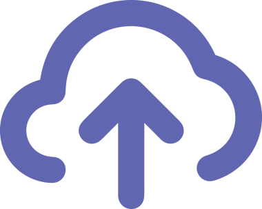 Siyah ve Beyaz Logo Simgesi PNG Biçimini Yükle. Web Sitesi Düğmesi, Mobil Uygulama Arayüzü, Dosya Aktarımı, Belge Paylaşımı, Bulut Depolama ve Veri Depolama için Minimalist Düz Tasarımlı Tek Renk Oku İşaretli Grafik Elemanı 