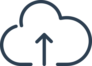 Siyah ve Beyaz Logo Simgesi PNG Biçimini Yükle. Web Sitesi Düğmesi, Mobil Uygulama Arayüzü, Dosya Aktarımı, Belge Paylaşımı, Bulut Depolama ve Veri Depolama için Minimalist Düz Tasarımlı Tek Renk Oku İşaretli Grafik Elemanı 