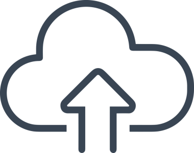 Siyah ve Beyaz Logo Simgesi PNG Biçimini Yükle. Web Sitesi Düğmesi, Mobil Uygulama Arayüzü, Dosya Aktarımı, Belge Paylaşımı, Bulut Depolama ve Veri Depolama için Minimalist Düz Tasarımlı Tek Renk Oku İşaretli Grafik Elemanı 