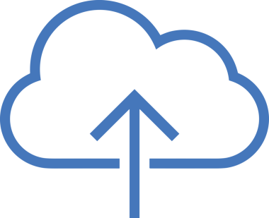 Siyah ve Beyaz Logo Simgesi PNG Biçimini Yükle. Web Sitesi Düğmesi, Mobil Uygulama Arayüzü, Dosya Aktarımı, Belge Paylaşımı, Bulut Depolama ve Veri Depolama için Minimalist Düz Tasarımlı Tek Renk Oku İşaretli Grafik Elemanı 