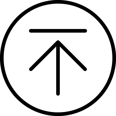 Siyah ve Beyaz Logo Simgesi PNG Biçimini Yükle. Web Sitesi Düğmesi, Mobil Uygulama Arayüzü, Dosya Aktarımı, Belge Paylaşımı, Bulut Depolama ve Veri Depolama için Minimalist Düz Tasarımlı Tek Renk Oku İşaretli Grafik Elemanı 