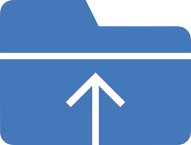 Siyah ve Beyaz Logo Simgesi PNG Biçimini Yükle. Web Sitesi Düğmesi, Mobil Uygulama Arayüzü, Dosya Aktarımı, Belge Paylaşımı, Bulut Depolama ve Veri Depolama için Minimalist Düz Tasarımlı Tek Renk Oku İşaretli Grafik Elemanı 