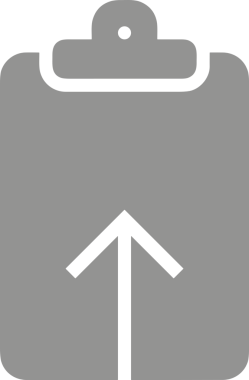 Siyah ve Beyaz Logo Simgesi PNG Biçimini Yükle. Web Sitesi Düğmesi, Mobil Uygulama Arayüzü, Dosya Aktarımı, Belge Paylaşımı, Bulut Depolama ve Veri Depolama için Minimalist Düz Tasarımlı Tek Renk Oku İşaretli Grafik Elemanı 