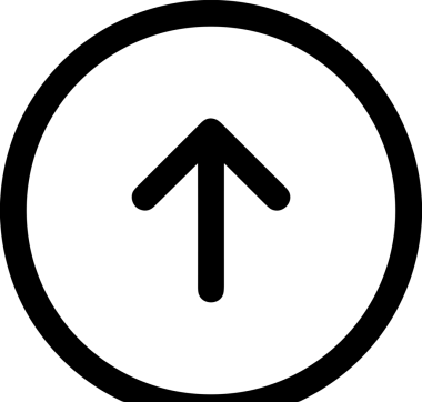 Siyah ve Beyaz Logo Simgesi PNG Biçimini Yükle. Web Sitesi Düğmesi, Mobil Uygulama Arayüzü, Dosya Aktarımı, Belge Paylaşımı, Bulut Depolama ve Veri Yedekleme için Minimalist Düz Tasarımlı Tek Renkli Ok Gönderme İşareti Grafiksel Elemanı