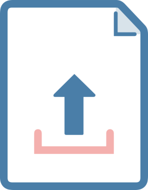 Siyah ve Beyaz Logo Simgesi PNG Biçimini Yükle. Web Sitesi Düğmesi, Mobil Uygulama Arayüzü, Dosya Aktarımı, Belge Paylaşımı, Bulut Depolama ve Veri Yedekleme için Minimalist Düz Tasarımlı Tek Renkli Ok Gönderme İşareti Grafiksel Elemanı