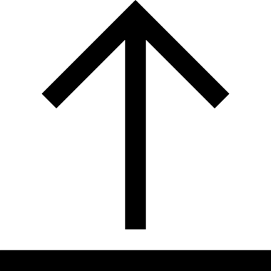 Siyah ve Beyaz Logo Simgesi PNG Biçimini Yükle. Web Sitesi Düğmesi, Mobil Uygulama Arayüzü, Dosya Aktarımı, Belge Paylaşımı, Bulut Depolama ve Veri Yedekleme için Minimalist Düz Tasarımlı Tek Renkli Ok Gönderme İşareti Grafiksel Elemanı