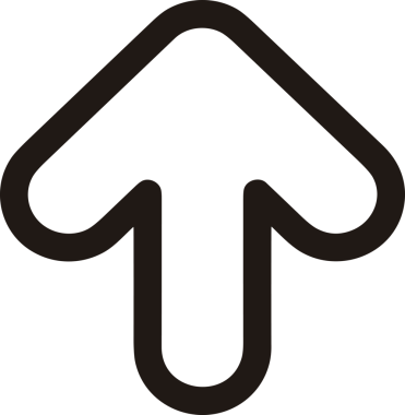 Siyah ve Beyaz Logo Simgesi PNG Biçimini Yükle. Web Sitesi Düğmesi, Mobil Uygulama Arayüzü, Dosya Aktarımı, Belge Paylaşımı, Bulut Depolama ve Veri Yedekleme için Minimalist Düz Tasarımlı Tek Renkli Ok Gönderme İşareti Grafiksel Elemanı