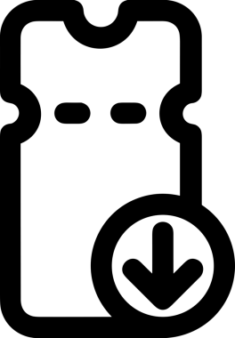 Siyah ve Beyaz Logo Simgesi PNG Biçimini Yükle. Web Sitesi Düğmesi, Mobil Uygulama Arayüzü, Dosya Aktarımı, Belge Paylaşımı, Bulut Depolama ve Veri Yedekleme için Minimalist Düz Tasarımlı Tek Renkli Ok Gönderme İşareti Grafiksel Elemanı